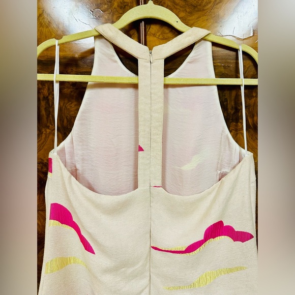 Hutch Anthropologie Sunset Jacquard T Back Shift Dress XL - Picture 6 of 7